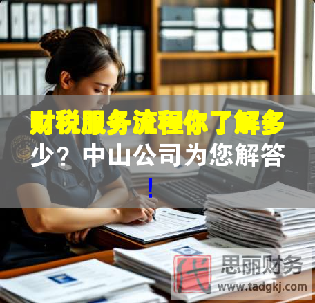 財稅服務(wù)流程你了解多少？中山公司為您解答！