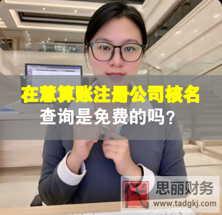 在慧算賬注冊(cè)公司核名查詢是免費(fèi)的嗎？